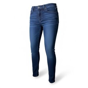 NWT Old Navy Dark Wash Denim Mid-Rise Rockstar Super Skinny Jeans